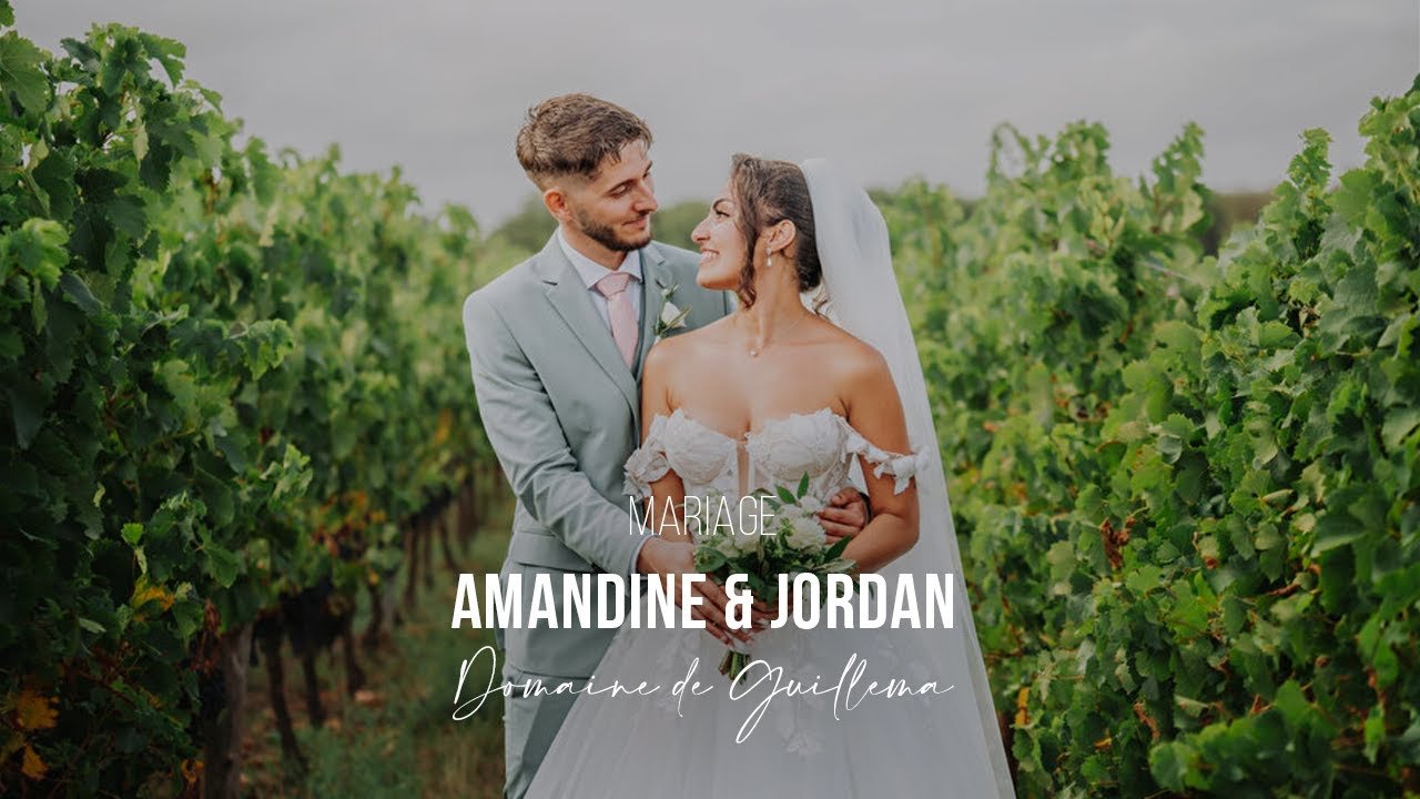 Film 21 Mariage d'Amandine et Jordan au Domaine de Guillema par vidéaste de mariage Shue Design